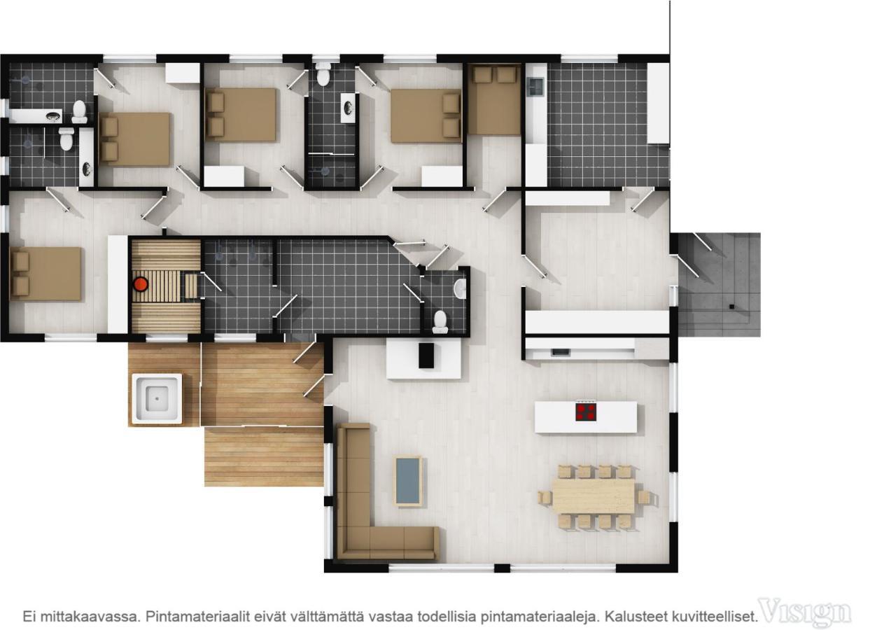 Levillas Kuppimaantie Villas Ngoại thất bức ảnh